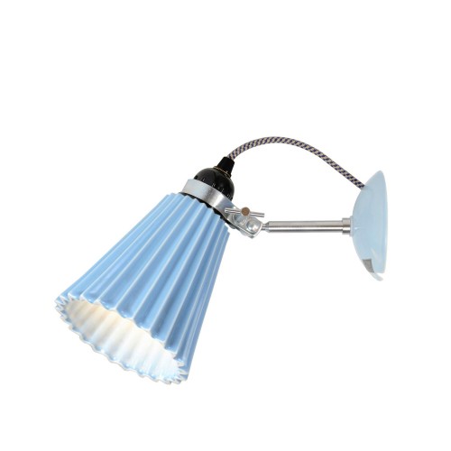 Original BTC Hector Medium Pleat Light Blue lampa �cienna, kinkiet