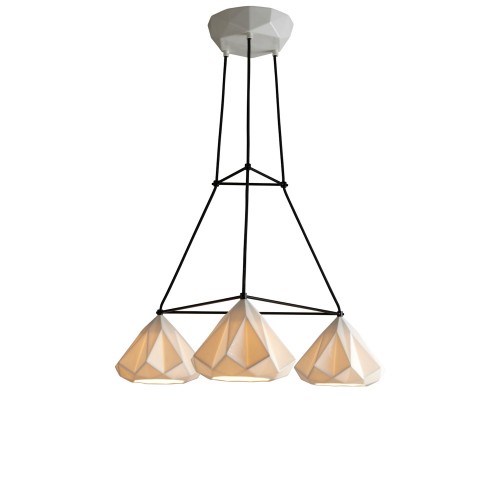 Original BTC Hatton 1 Triangular Grouping lampa wisz�ca