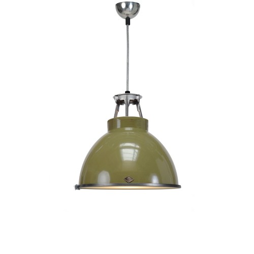 Original BTC Titan Size 1 Pendant Etched Glass lampa wisz�ca