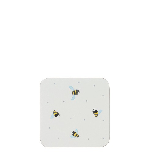 PRICE & KENSINGTON Sweet Bee Zestaw 4 podkładek korkowych