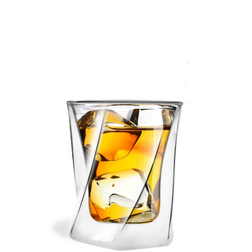 Vialli Design Cristallo szklanka do whiskey z podwójną ścianką