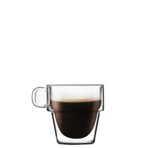 Vialli Design Senso Komplet 6 szklanek do espresso z podwójną ścianką