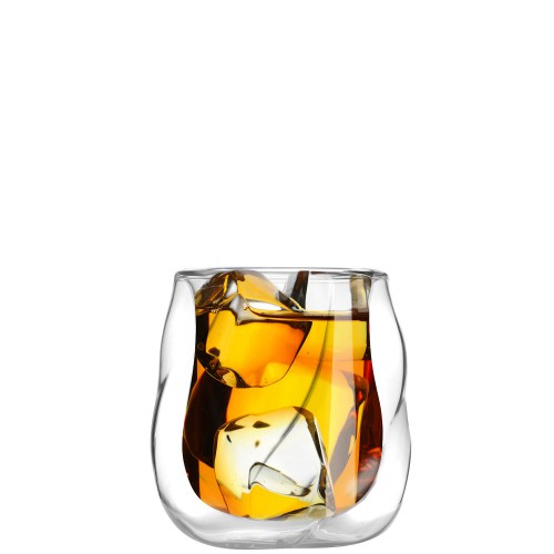 Vialli Design Enzo Szklanka do whisky z podwójną ścianką