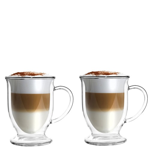 Vialli Design Amo Zestaw 2 szklanek z podwójną ścianką do latte