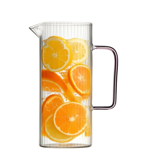 Vialli Design Livio Dzbanek ryflowany z r�owym uchwytem