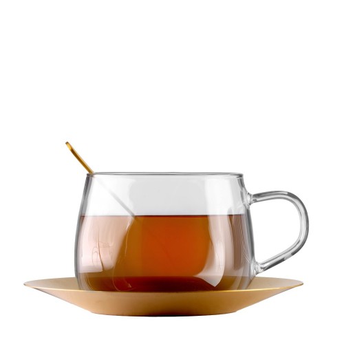 Vialli Design Eva Fili�anka z �y�eczk� i z�otym spodkiem