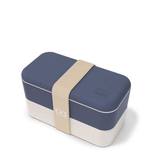 Monbento Blue Natural Lunchbox Bento Original
