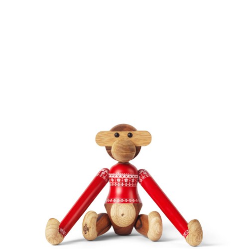 Kay Bojesen Monkey Christmas Jumper Dekoracja drewniana