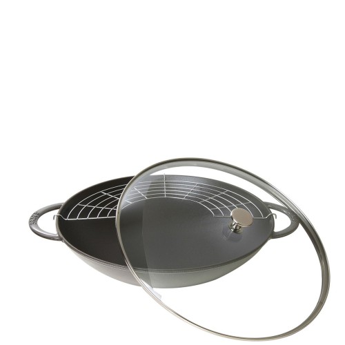 Staub STAUB Wok żeliwny z pokrywką