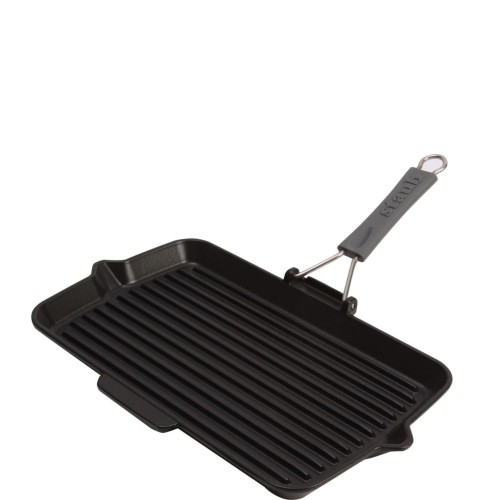 Staub STAUB Prostoktna patelnia eliwna grillowa