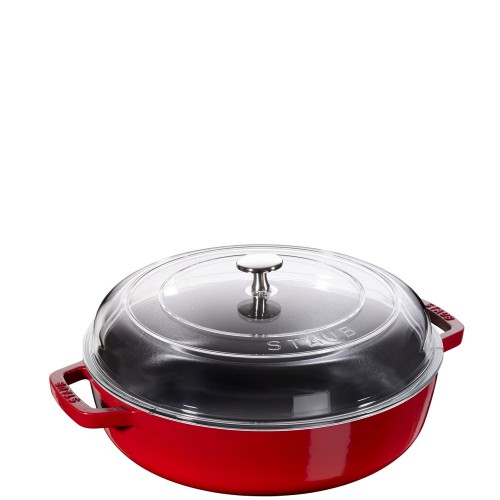 Staub STAUB Patelnia eliwna z pokrywk