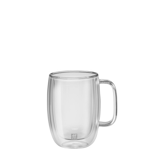 Zwilling Sorrento Plus zestaw dwch szklanek do latte macchiato z uchwytem