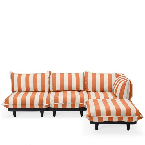 fatboy Paletti Set Large Orange Meble wypoczynkowe prawostronne