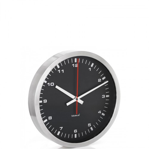 Blomus Era zegar �cienny, czarny