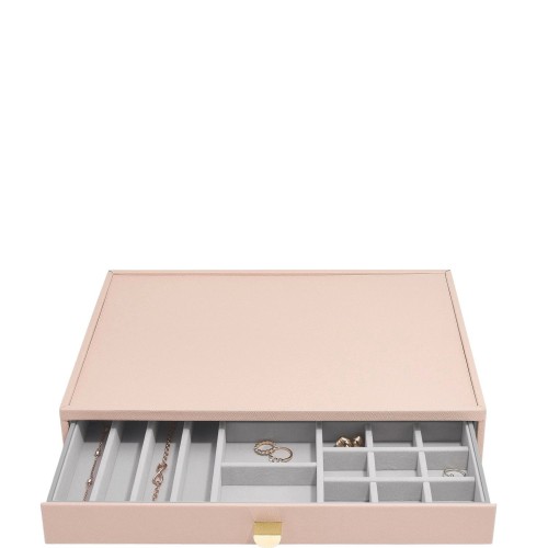 Stackers supersize 19 komorowa szkatułka na biżuterię z szufladą