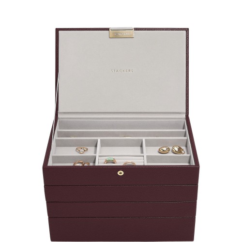 Stackers Classic Szkatu�ka na bi�uteri� poczw�rna