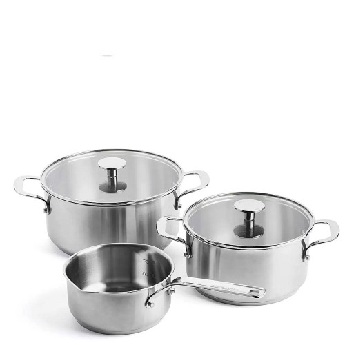 KitchenAid Stainless Steel Zestaw 3 garnkw