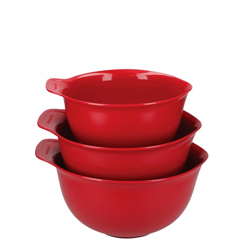 KitchenAid Empire Red zestaw misek kuchennych