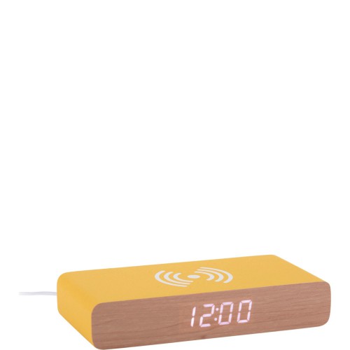 Karlsson Retro Flat LED Budzik z adowaniem indukcyjnym