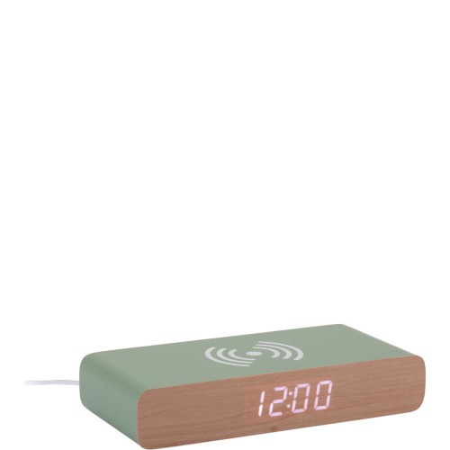 Karlsson Retro Flat LED Budzik z adowaniem indukcyjnym