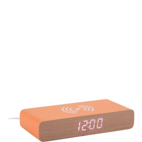 Karlsson Retro Flat LED Budzik z adowaniem indukcyjnym