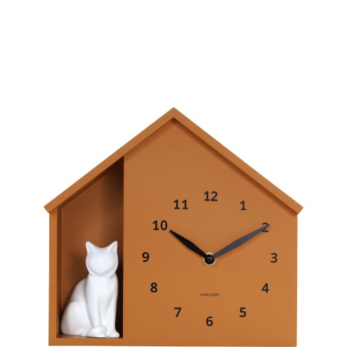 Karlsson Siting Cat Zegar �cienny