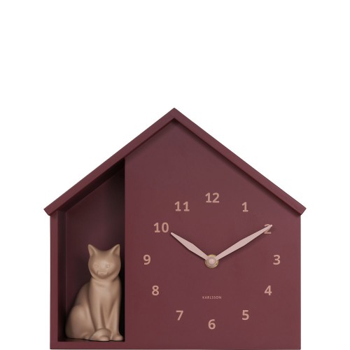 Karlsson Siting Cat Zegar �cienny