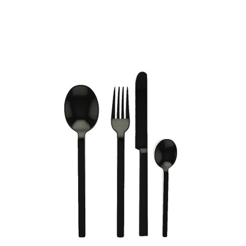 Mepra Stile Zestaw sztućców dla 1 osoby+ Oro Nero