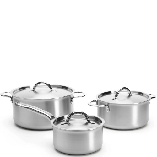 de Buyer ALCHIMY Zestaw 2 garnk�w i rondla z 3 pokrywkami