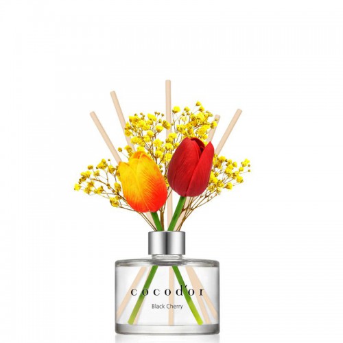 Cocodor Lovely Peon dyfuzor zapachowy, prawdziwe kwiaty i sztuczne kwiaty