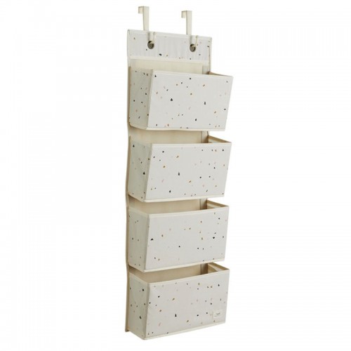 3 sprouts Cream Recycled Organizer na drzwi wiszący