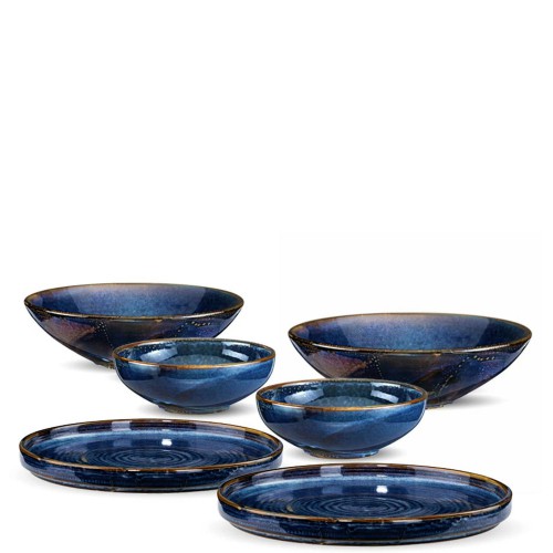 Verlo DEEP BLUE Zestaw obiadowy dla 2 os�b