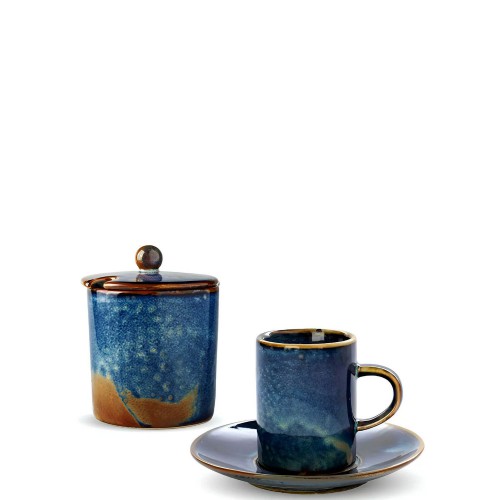 Verlo DEEP BLUE Zestaw espresso mini