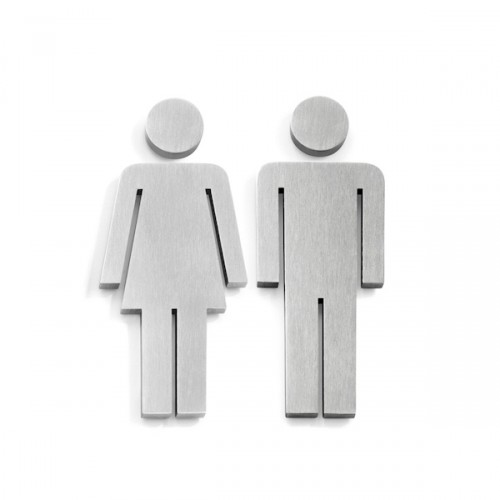 Zack Indici piktogram do toalety: kobieta lub mężczyzna