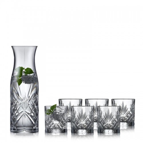 Lyngby Glass Melodia Zestaw szklanek 6 szt. z karafk