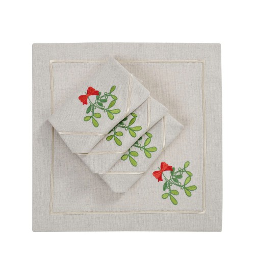 Roseberry Home Mistletoe Mirha serwetki, 4 sztuki