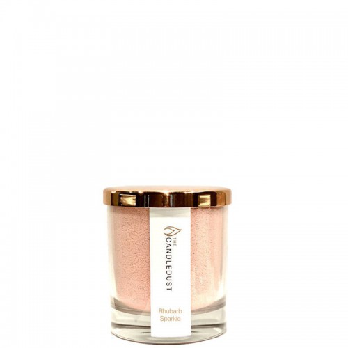 Candledust Rhubarb Sparkle Świeca zapachowa w ozdobnym szkle