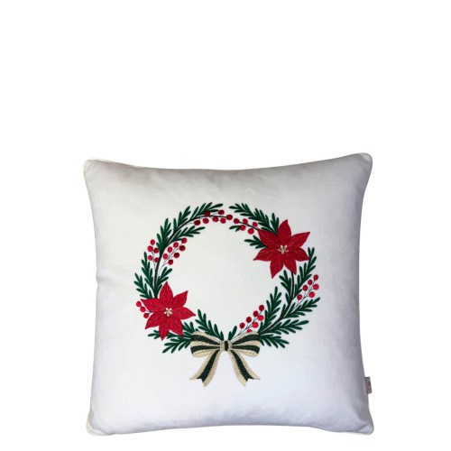 Nija Lora christmas wreath Poduszka dekoracyjna