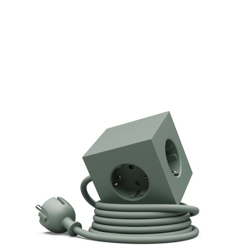 Avolt Square 1 Listwa zasilajca z podwjnym USB-C 30 W i magnetyczn podstaw, 3 m