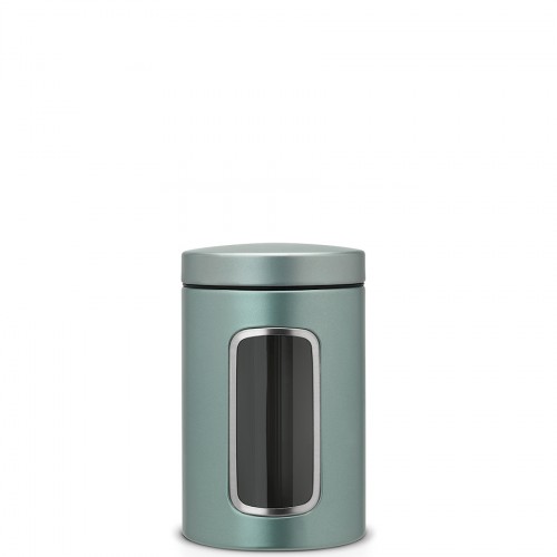 Brabantia Storage pojemnik kuchenny z okienkiem, Mettalic mint