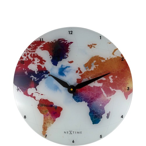 NeXtime Colorful World zegar ścienny
