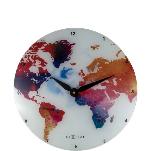 NeXtime Colorful World zegar cienny