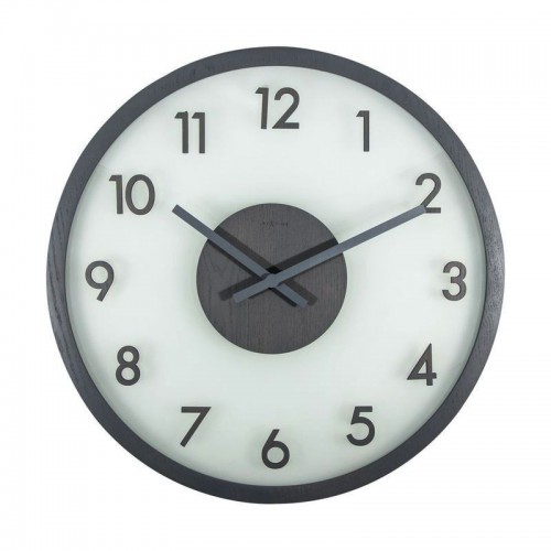 NeXtime Frosted Wood Zegar