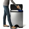 simplehuman DeLuxe Recycler kosz pedaowy zdjcie dodatkowe 3