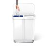 simplehuman Liner Pocket Kosz na mieci pedaowy , dwukomorowy zdjcie dodatkowe 2