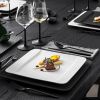 Villeroy & Boch Manufacture Rock Blanc Talerz paski kwadratowy zdjcie dodatkowe 2