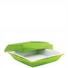 Mastrad Naczynie do zapiekania z silikonu i porcelany, zielone zdjcie dodatkowe 2