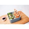 Monbento Grey Coton Lunchbox Bento Square FR zdjcie dodatkowe 2
