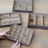 Stackers Classic Poczwrna szkatuka na biuteri, jasnobeowa lniana zdjcie dodatkowe 8