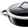 Silit Vitaliano Nero patelnia g��boka do sma�enia i serwowania z pokrywk� zdj�cie dodatkowe 2